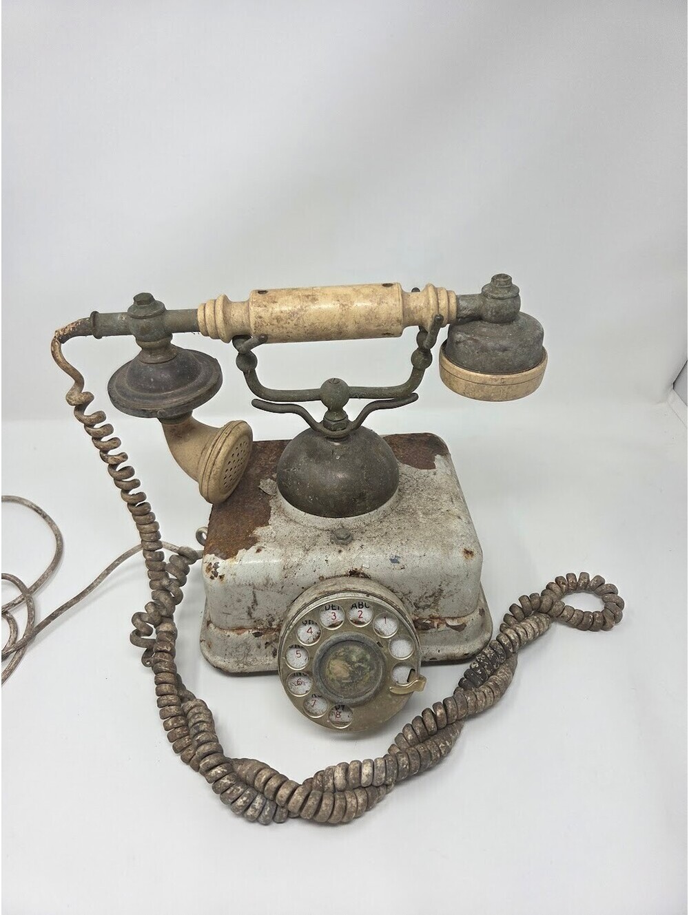 United States Telephone Company Model L-122 Vintage Rotary Dial Telephone
